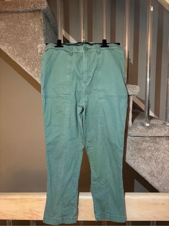 Lee Denim - Lee Women’s Straight Leg Regular Fit High Rise Jeans in Sage Green